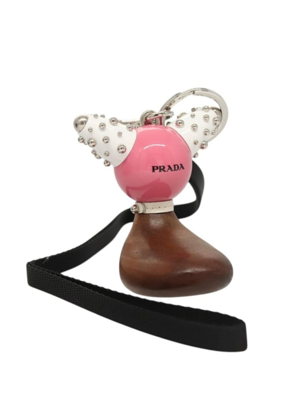 PRADA Key Holder metal Pink